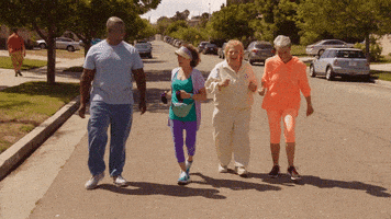 walking Brooklyn nine nine gif