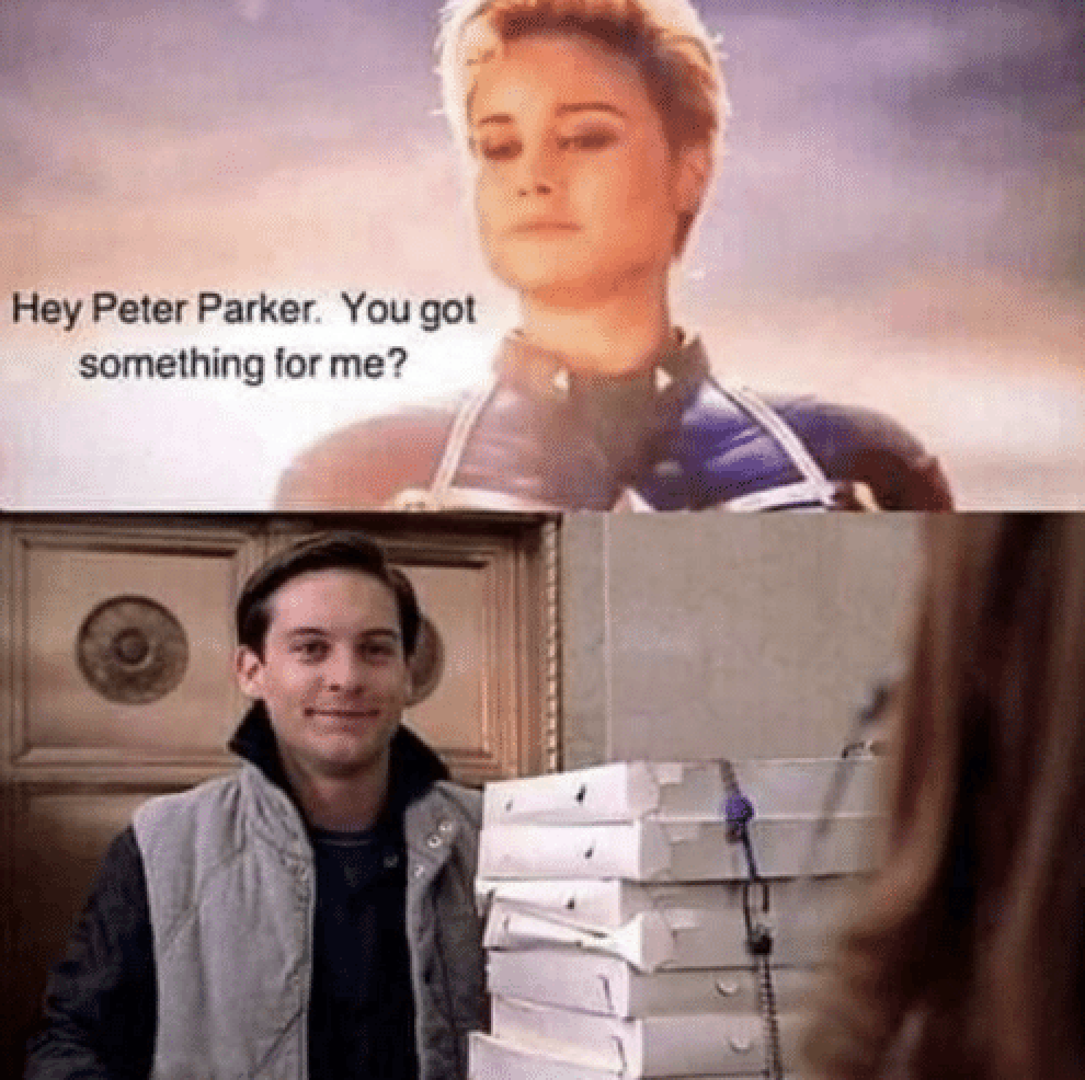 Spiderman Captain Marvel Meme