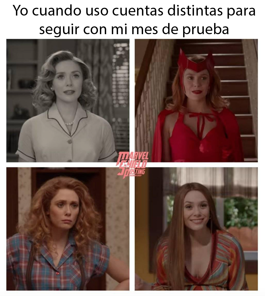 Scarlet Witch WandaVision Meme cuentas