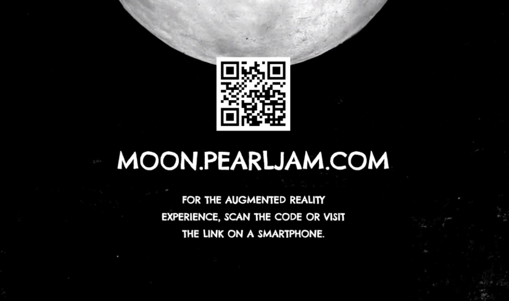 QR para escuchar canción de Pearl Jam