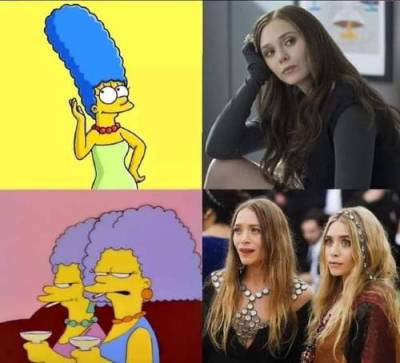 Hermanas Olsen Meme Simpson