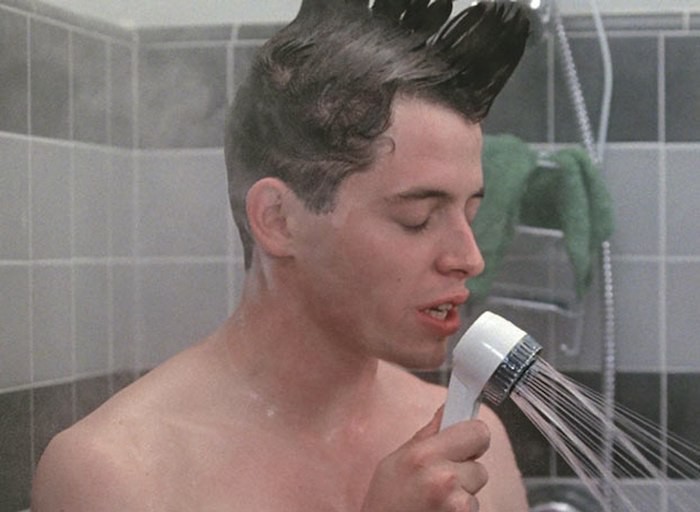 ferris bueller shower