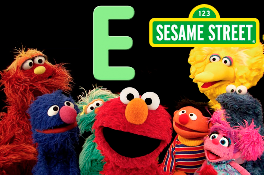 Sesame Street letter E