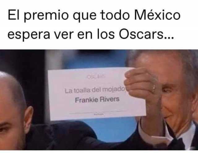 la toalla del mojado oscars