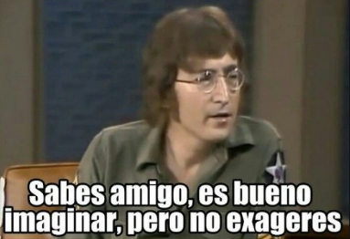 john lennon imaginar meme