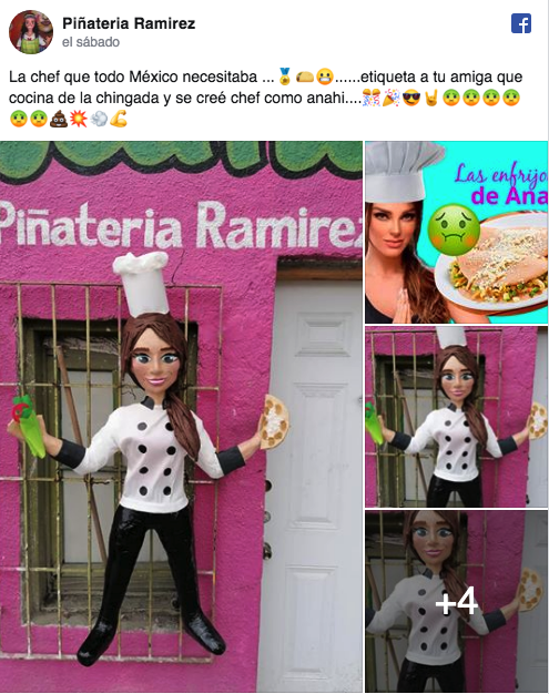 PIÑATA ANAHI ENFRIJOLADAS DEFORMA