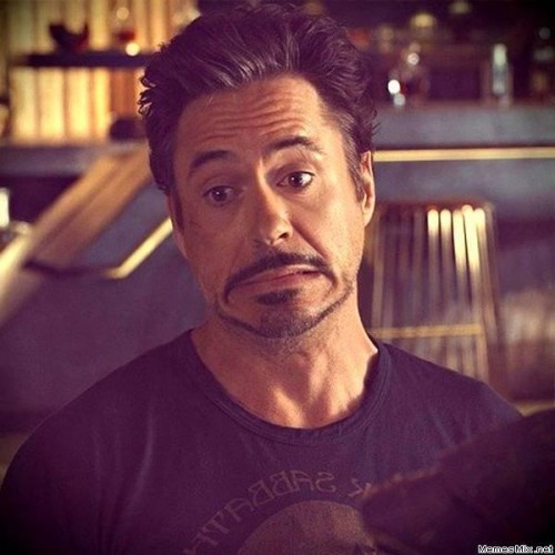 tony stark smurk oops