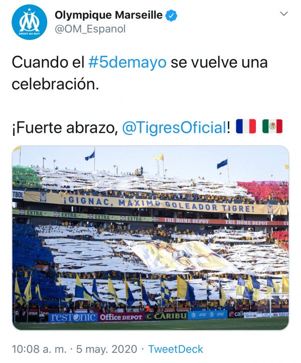 Tigres gignac francia 5 de mayo