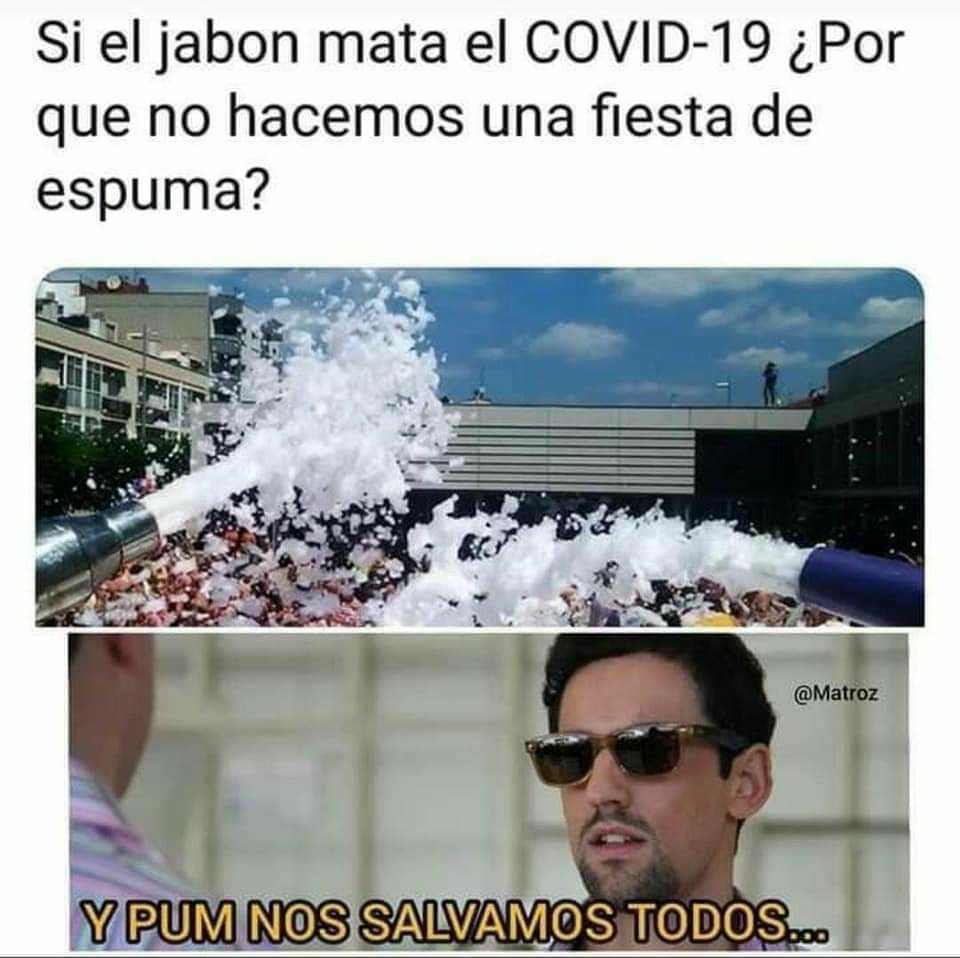 fiesta de espuma meme