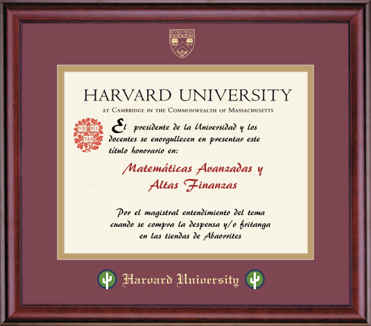 harvard diploma