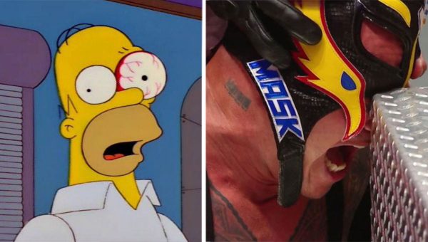 rey mysterio - homero - wwe