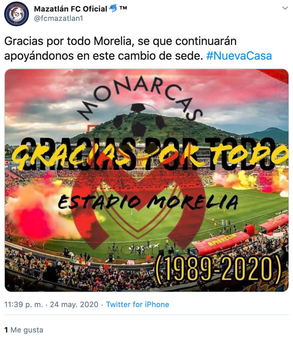 monarcas twitter morelia mazatlan