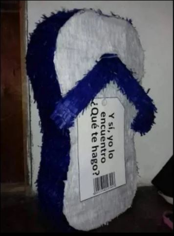 piñata chancla mama