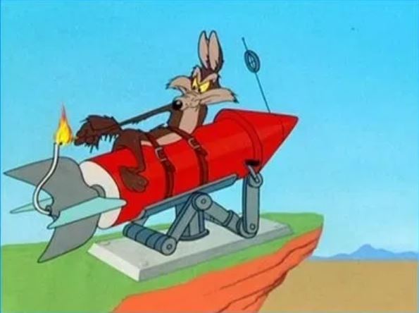 Will E Coyote Rocket