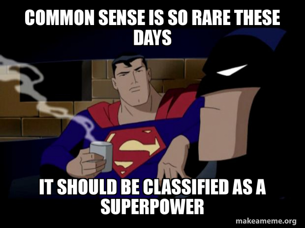 Common sense meme