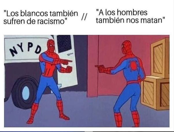 Los blancos racismo meme