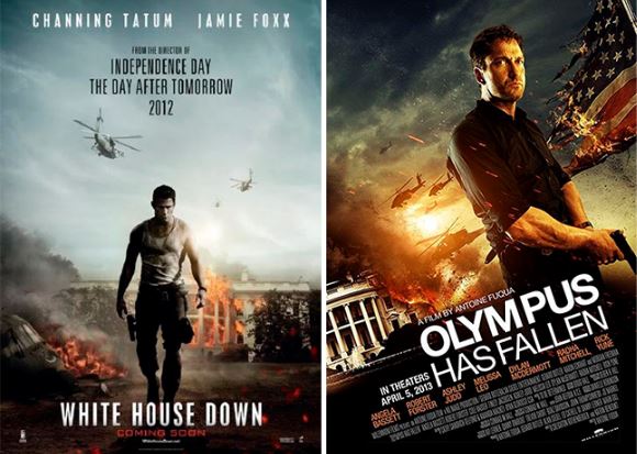 Olympus Has Fallen White House Down posters