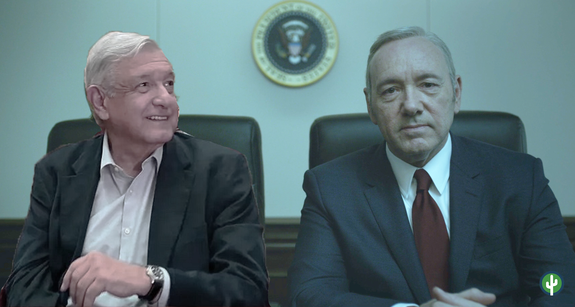 AMLO Washington Frank Underwood House of Cards