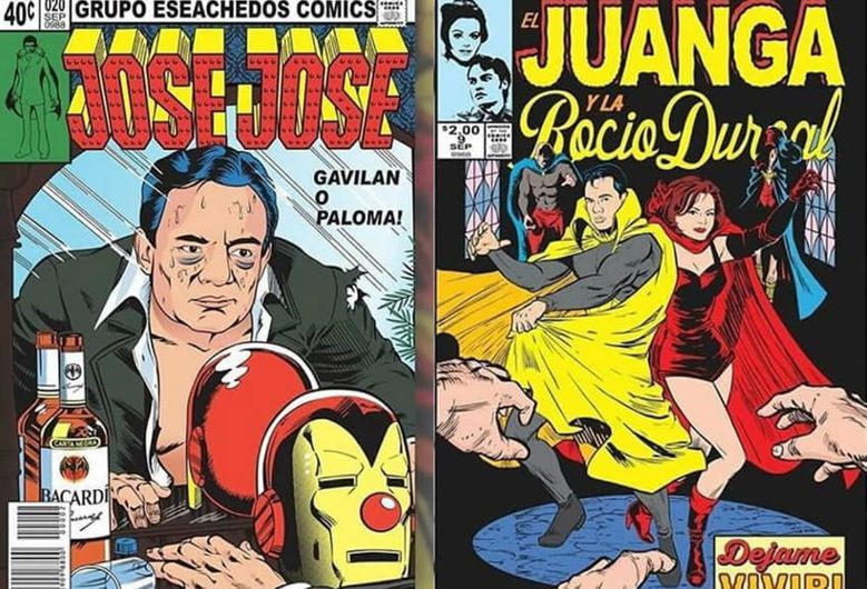 Comics José José Juanga Rocío Durcal// Avengers Mexicanos