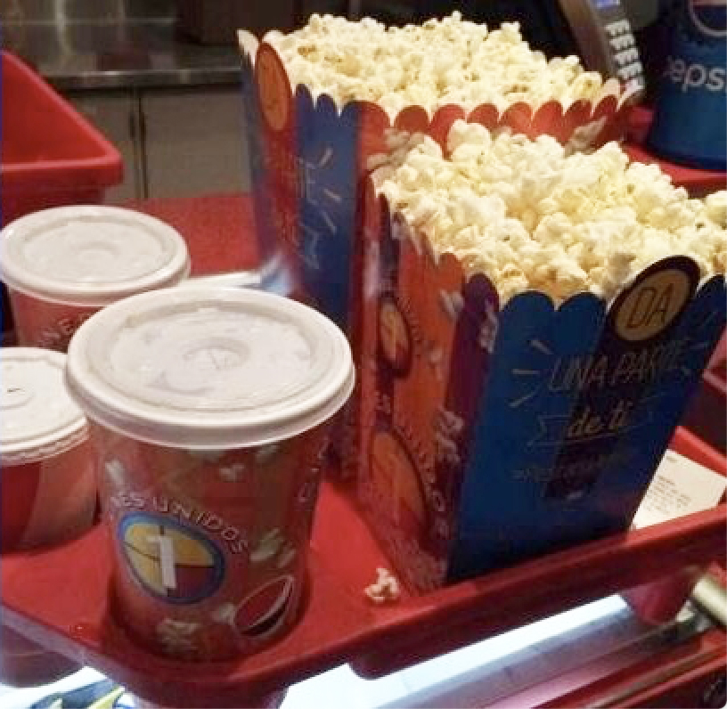 Palomitas Cines Nueva Normalidad