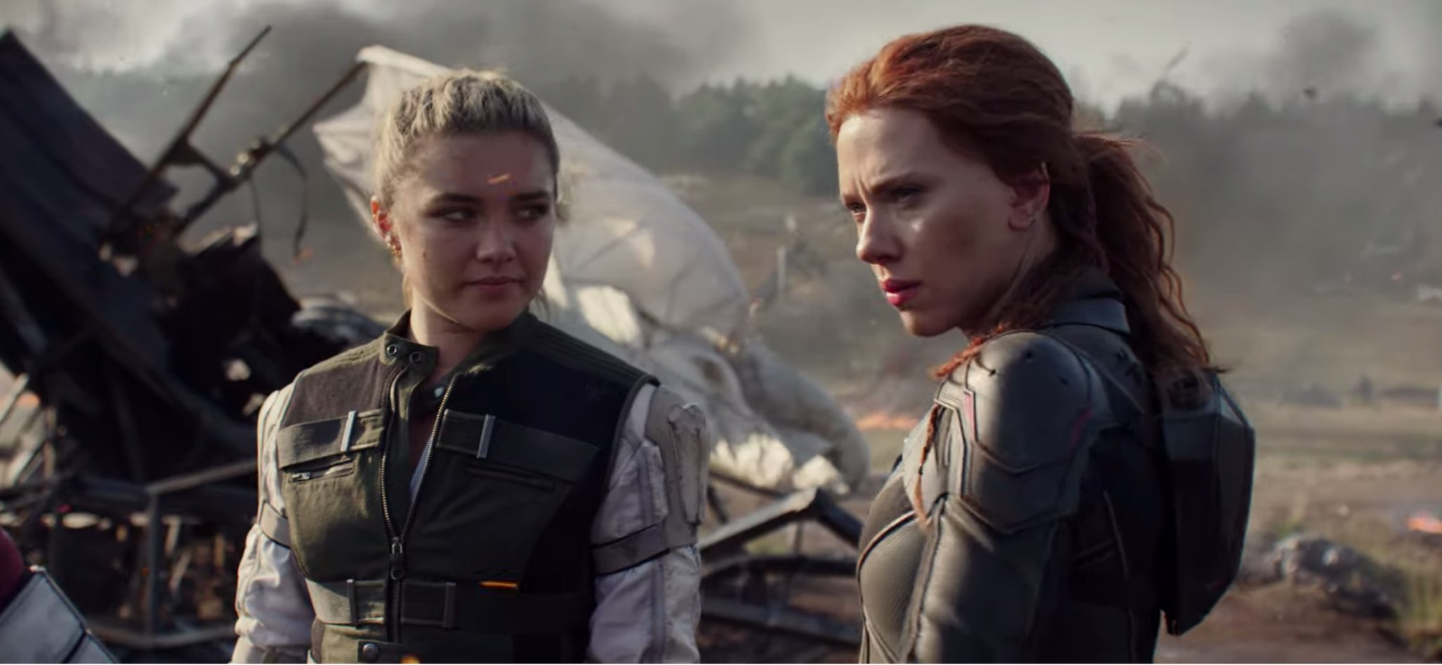 black widow florence pugh scarlett johansson