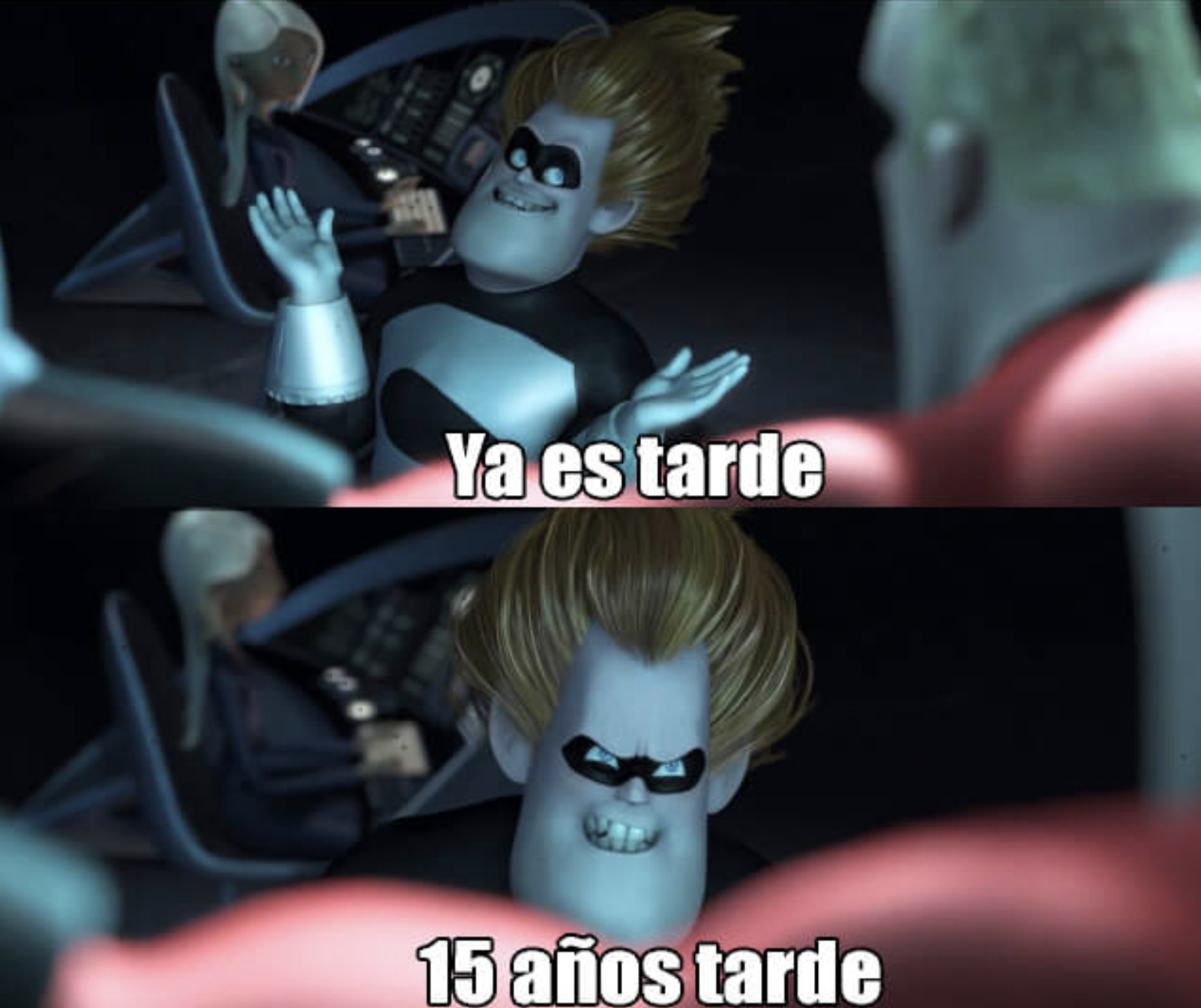 15 Años tarde sindrome los increíbles meme