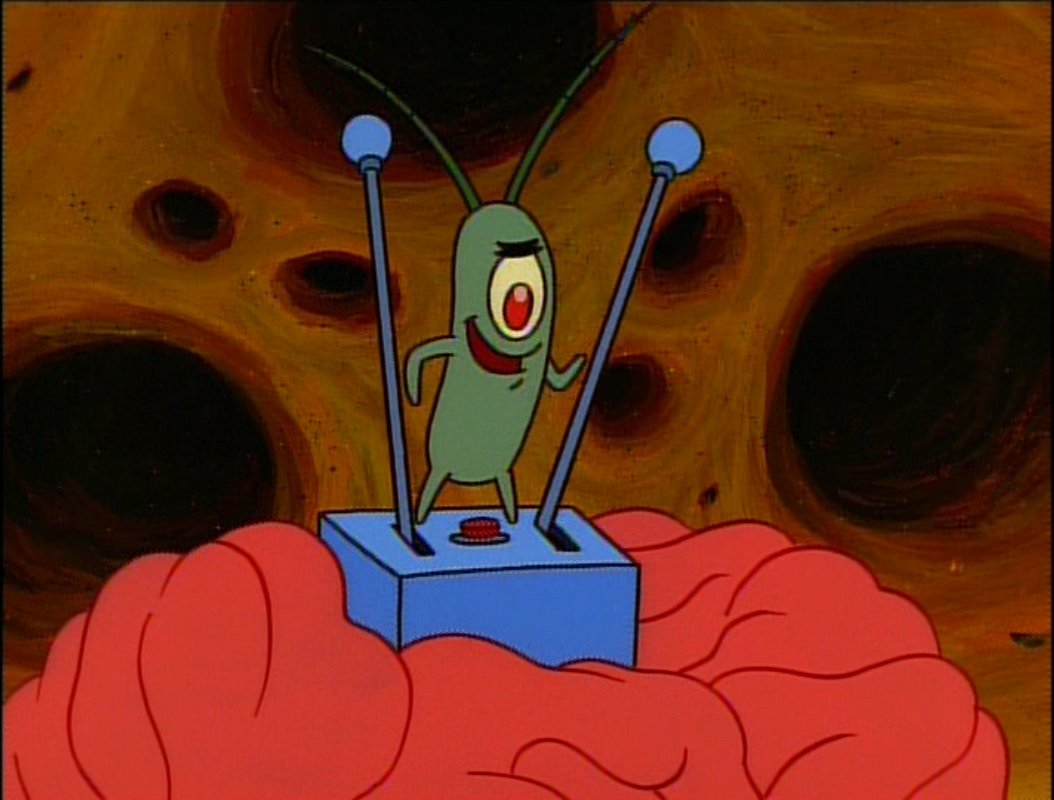 plankton cerebro bob esponja