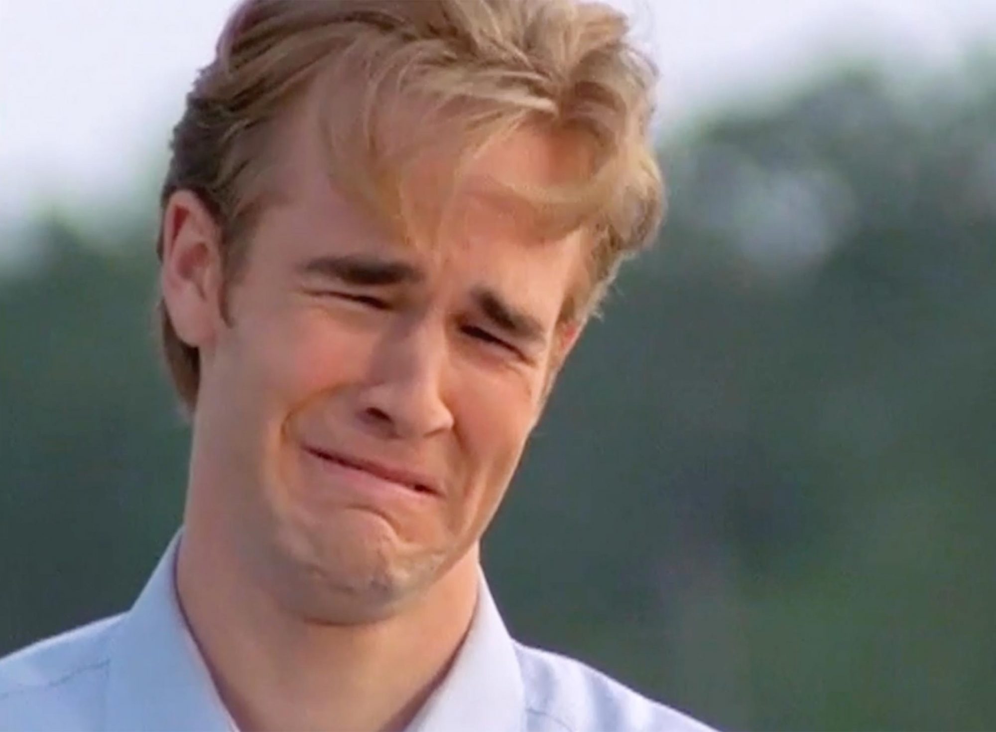 James Van der Beek Dawson's Creek Crying Meme