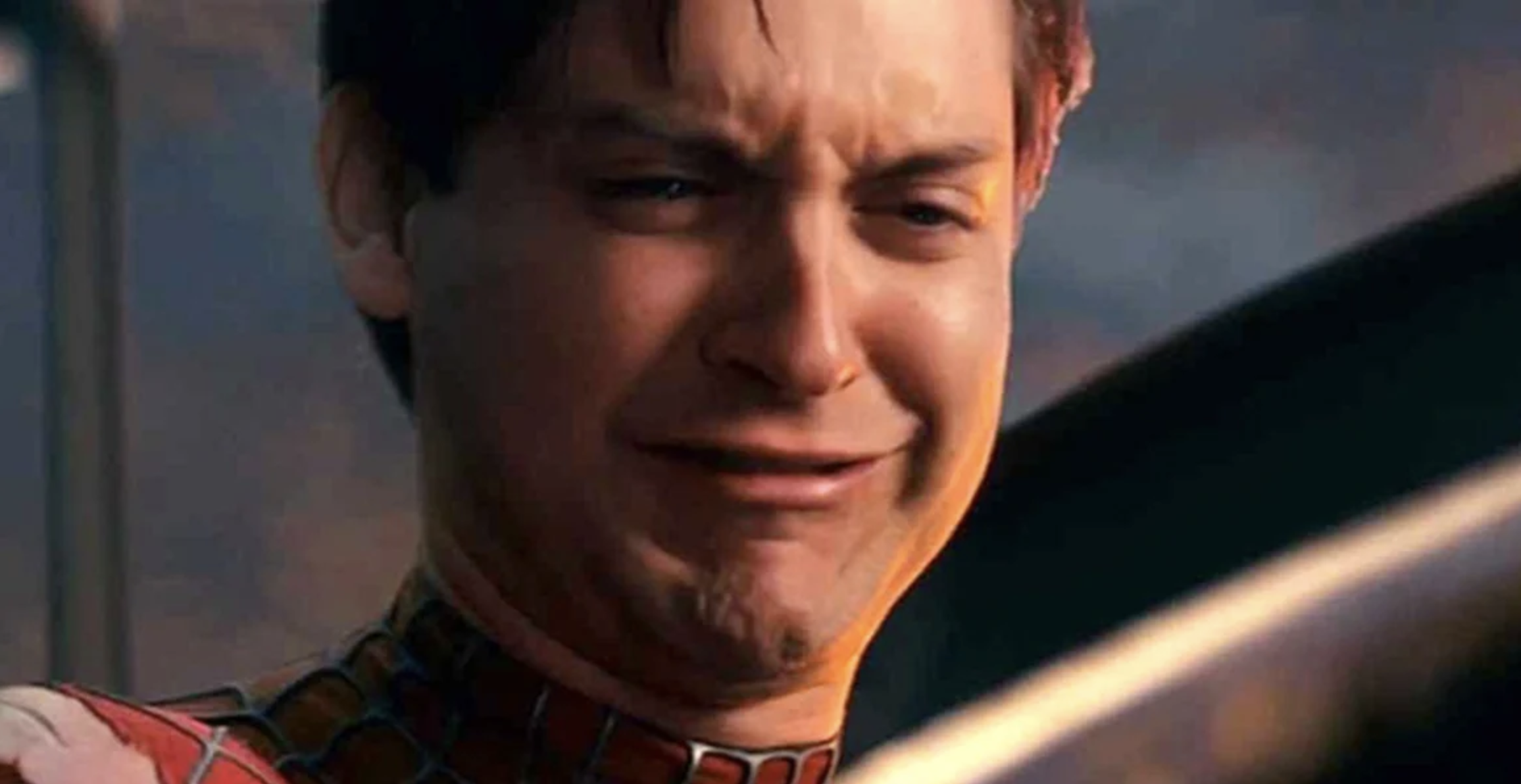 spider-man 3 peter crying