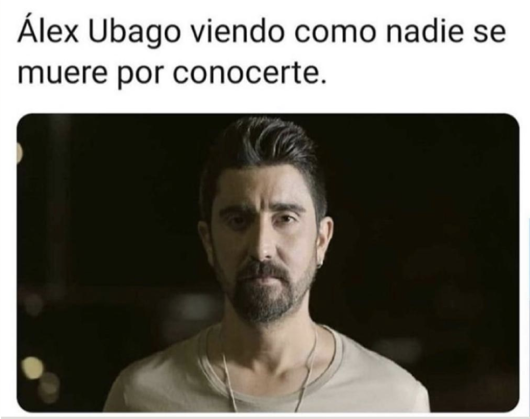 alex ubago meme