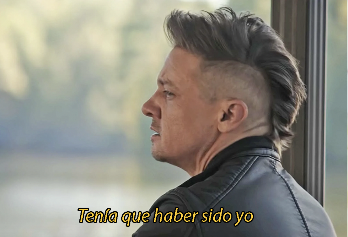 tenía que haber sido yo meme hawkeye