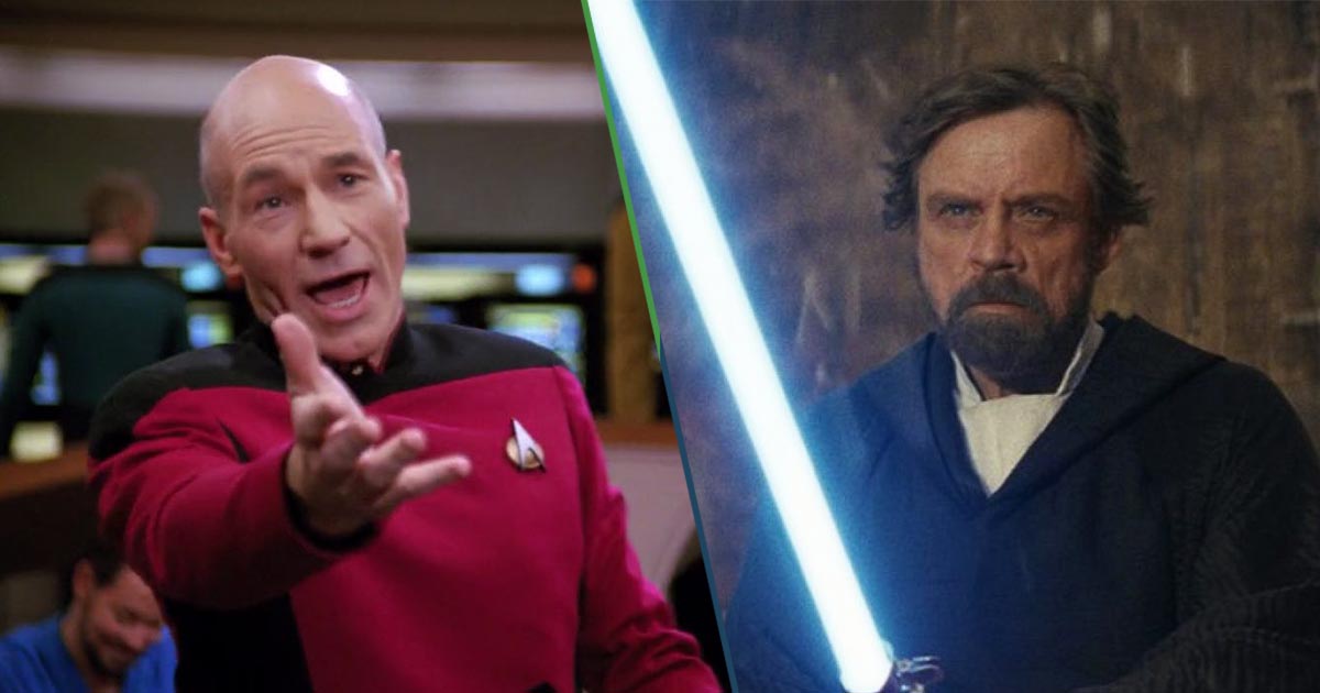 Star Wars vs Star Trek Mark Hamill Patrick Stewart