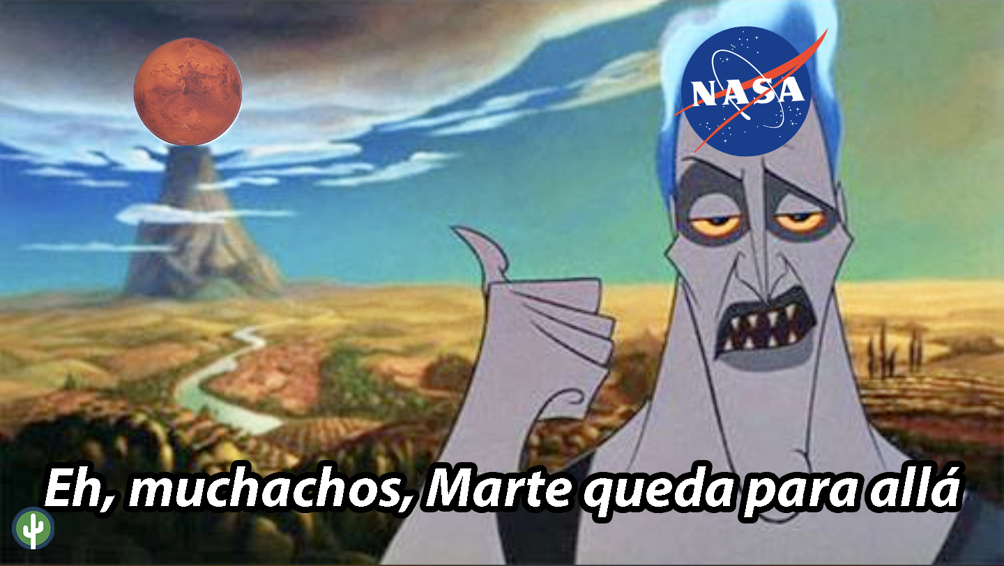 Meme NASA Marte Venus