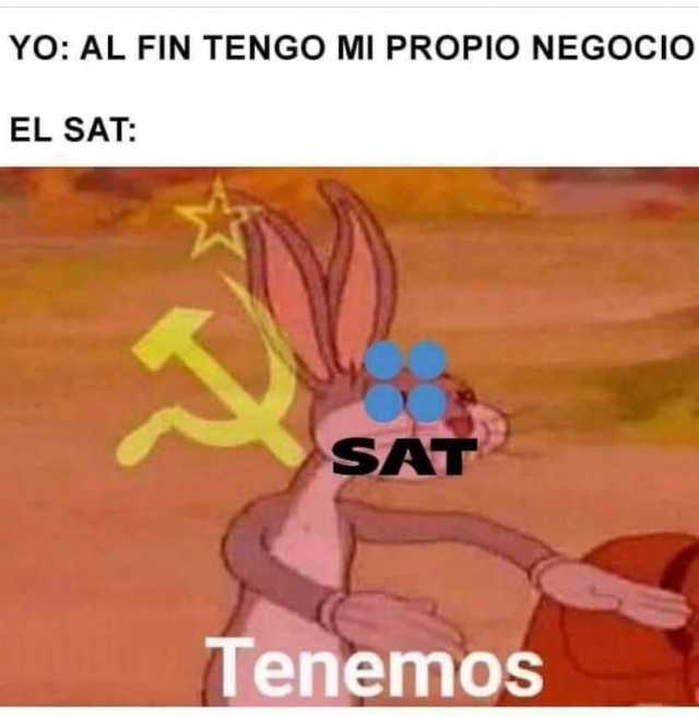 sat tenemos meme // // nota lujos