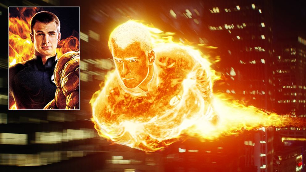 chris evans human torch