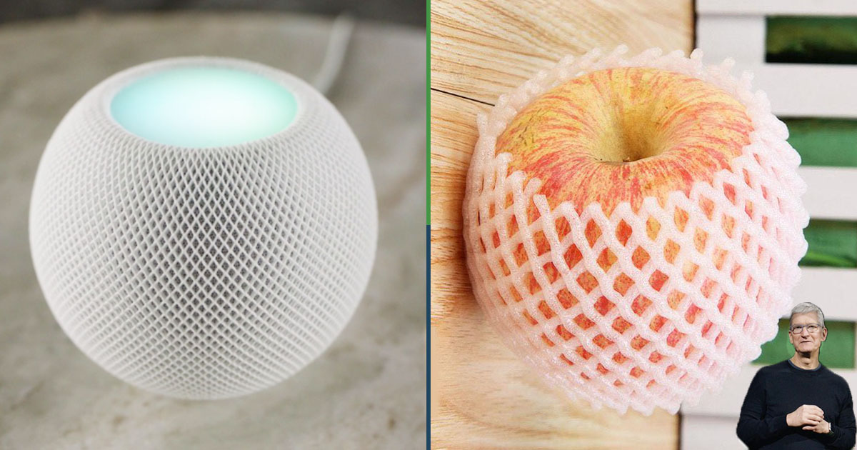 Cover Apple HomePod Mini Manzanas