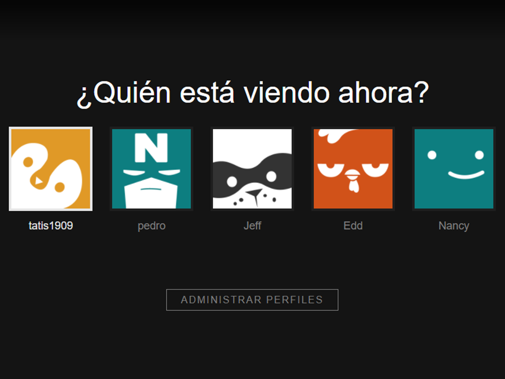 Cuentas de Netflix