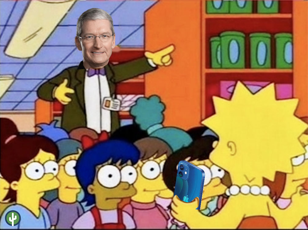 Iphone 12 Tim Cook meme