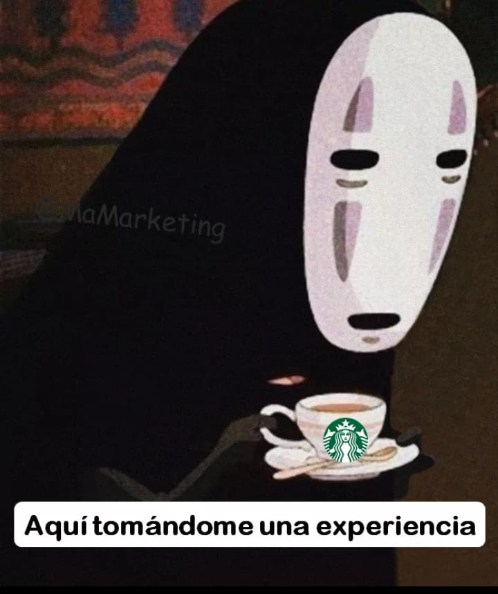 Starbucks vende experiencias meme