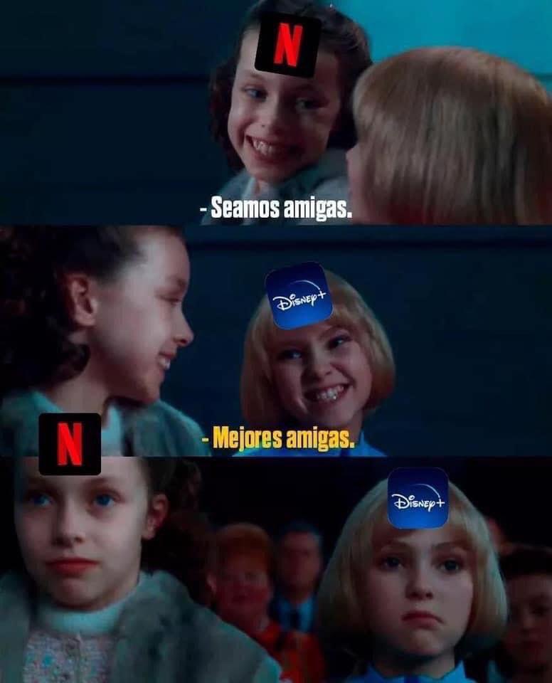 Disney+ netflix twitter meme