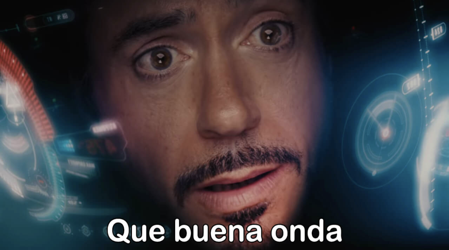 que buena onda iron man meme //nota amlo