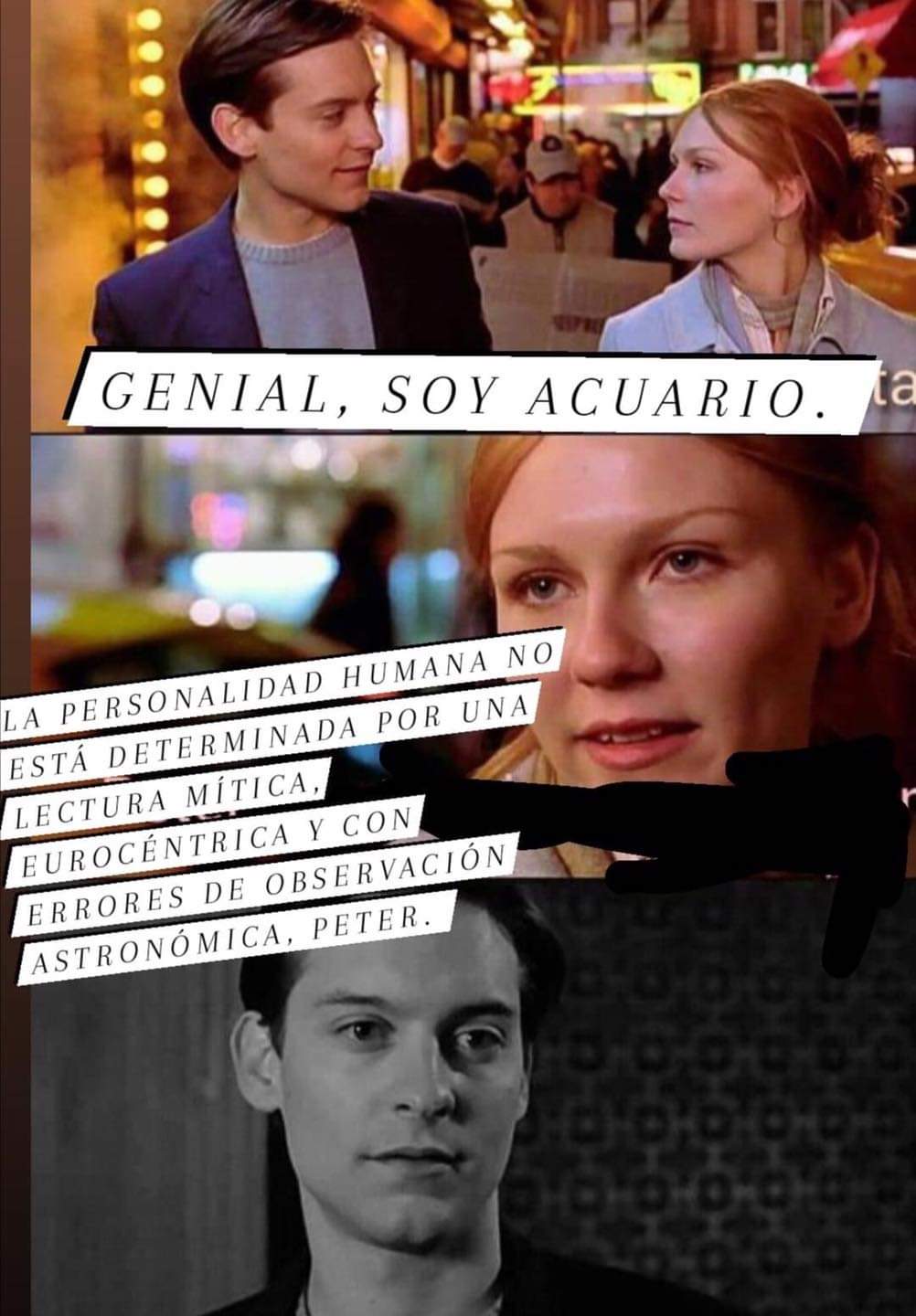 peter parker mary jane meme horoscopo