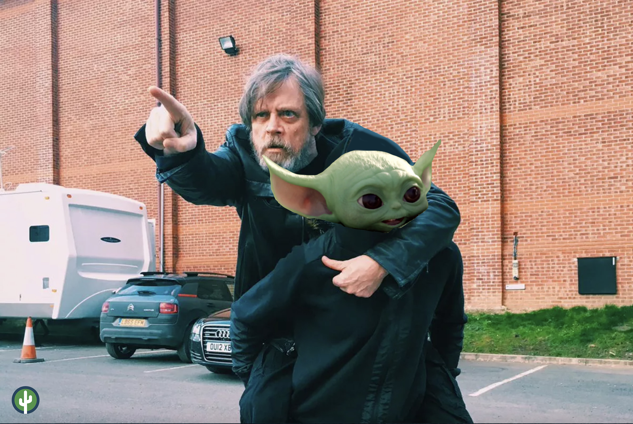 Luke Skywalker Rey Baby Yoda Grogu