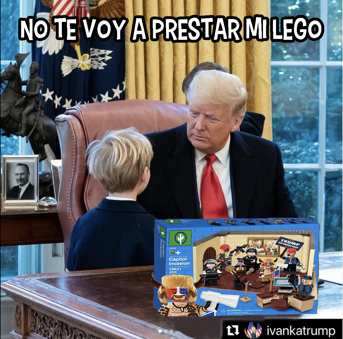 Donald Trump Lego Capitolio